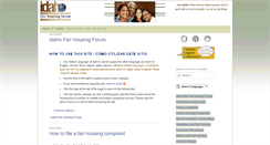 Desktop Screenshot of fairhousingforum.org