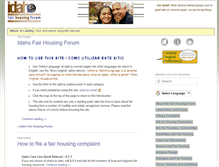 Tablet Screenshot of fairhousingforum.org